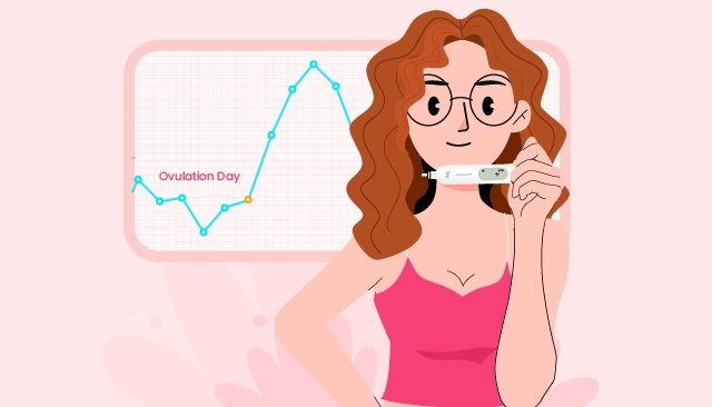 taking BBT and LH test to track ovulation cycle